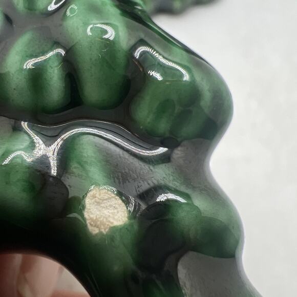 Vintage Ceramic Christmas Tree Napkin Rings Napkin Holders Set Of 6 - Picture 4 of 4